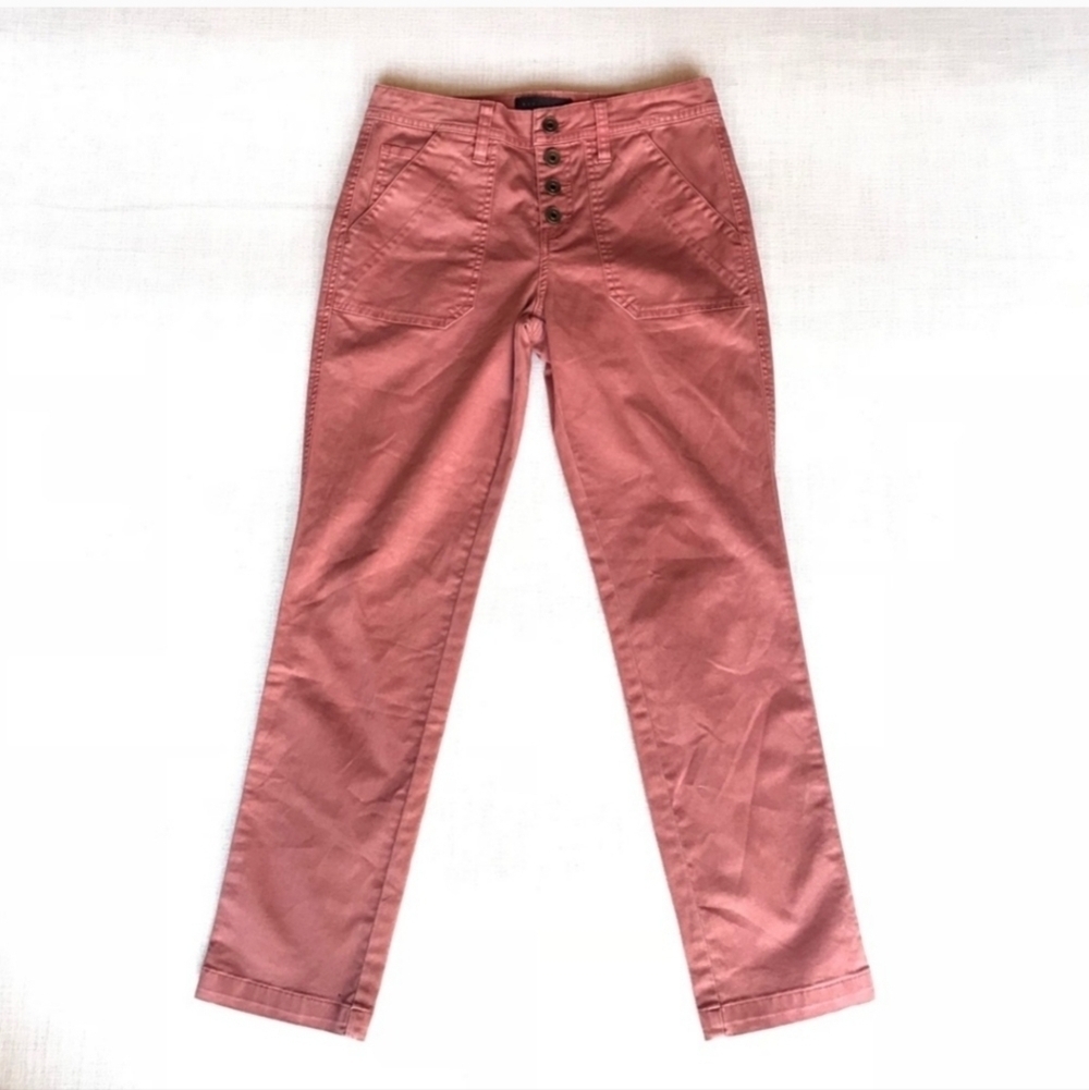 Sanctuary four button down faded mauve pink jeans size 27 straight leg
